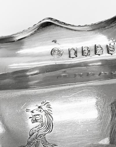 Antique Irish Georgian Sterling Silver Jug Dublin 1814 Richard Sawyer 