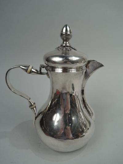 Antique Italian Neoclassical Silver Coffeepot C 1820
