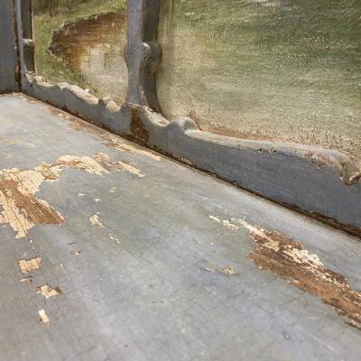 Antique Italian Painted Bench