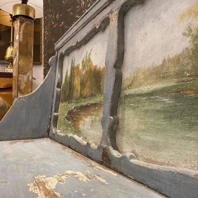 Antique Italian Painted Bench