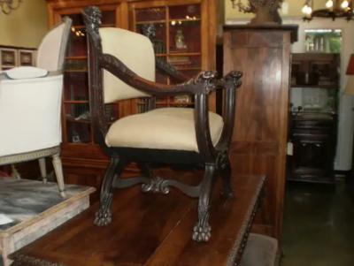 Antique Italian Renaissance Style Chair