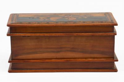 Antique Italian Sorrento Ware Puzzle Book Box