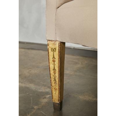 Antique Italian Upholstered Armchair