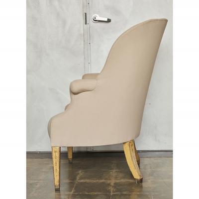 Antique Italian Upholstered Armchair