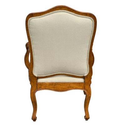 Antique Italian Walnut Fauteuil Arm Chair