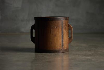 Antique Ittomasu Rice Measure Containers Japan Early 20th Century