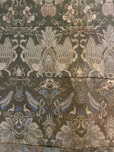 Antique Japanese Brocade Monks Robe Kesa Meiji Period