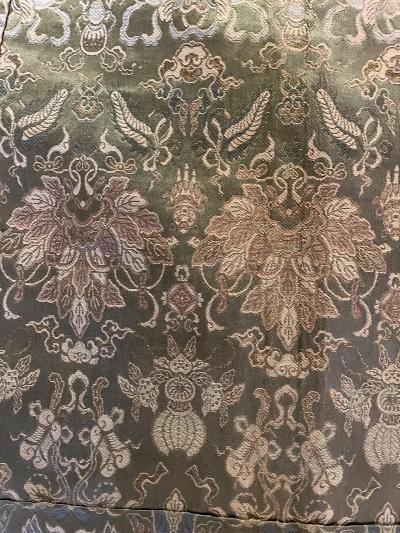 Antique Japanese Brocade Monks Robe Kesa Meiji Period