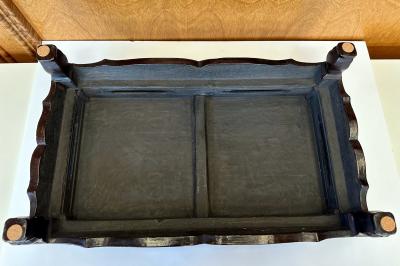 Antique Japanese Lacquer and Inlay Kang Table from Ryukyu Island