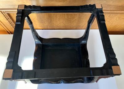 Antique Japanese Lacquer and Inlay Table from Ryukyu Islands