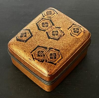 Antique Japanese Lacquered Incense Box Kobako Ex Christies