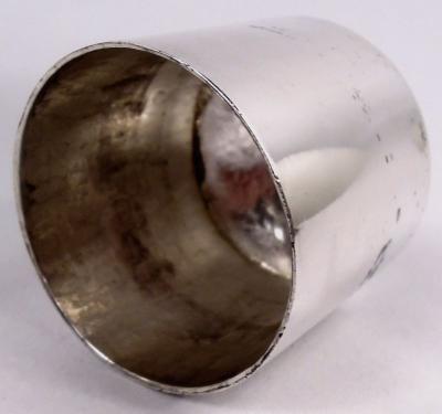 Antique Japanese Meiji Silver Blossoming Branch Tea Caddy