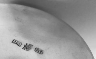 Antique Japanese Meiji Silver Blossoming Branch Tea Caddy