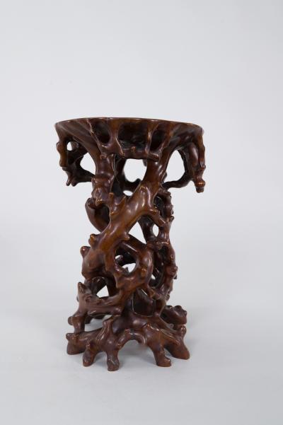 Antique Japanese Root Stand