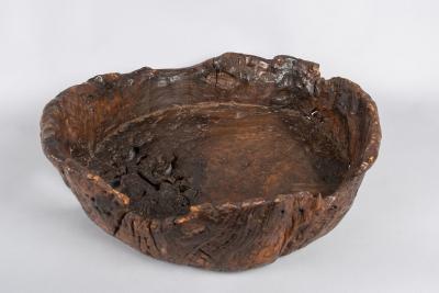 Antique Japanese Rustic Burl Bowl