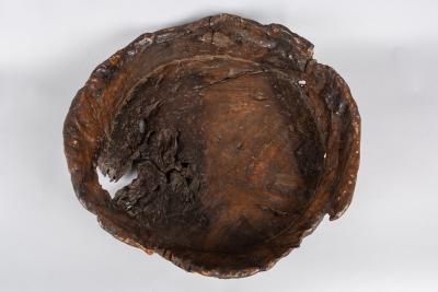 Antique Japanese Rustic Burl Bowl