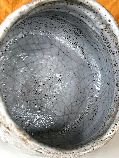 Antique Japanese Shino Ware Chawan Tea Bowl