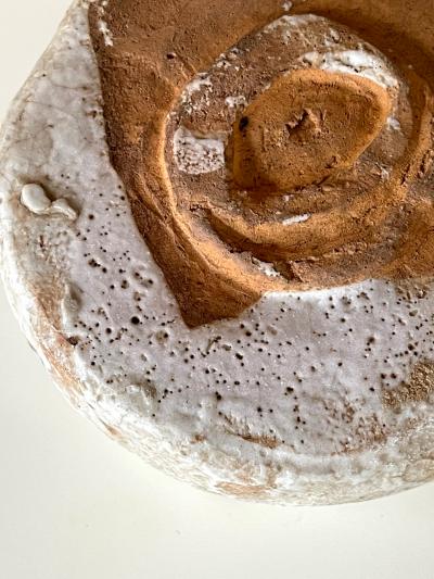 Antique Japanese Shino Ware Chawan Tea Bowl