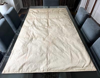 Antique Japanese Silk Kesa Monks Robe with Patchwork Meiji Era