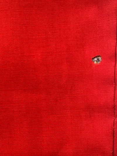 Antique Japanese Textile Art Campaign Jacket Jinbaori with Mon