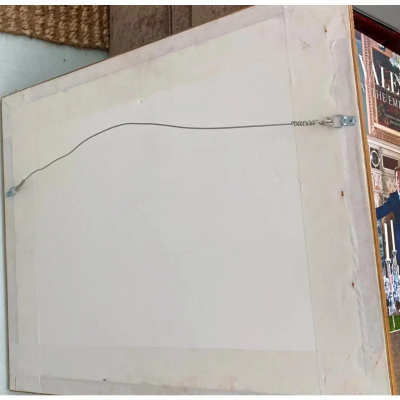 Antique Jennens Bettridge Venetian Oil Painting in Giltwood Frame