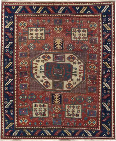 Antique Karabagh Kazak Rug 57 x 68