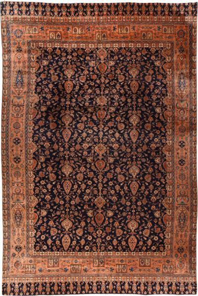 Antique Kashan Rug 11 5 x 17 8 