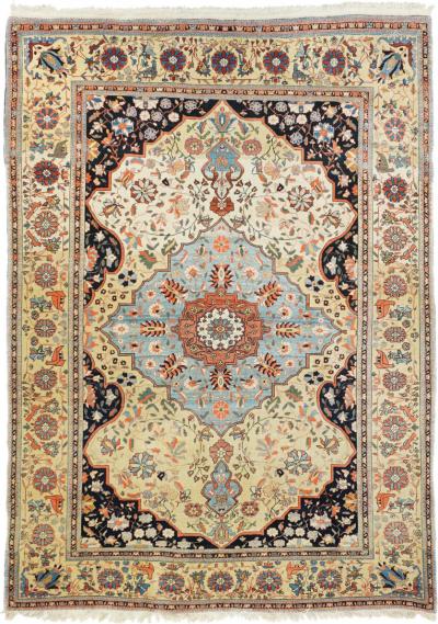 Antique Kashan Rug 46 x 63