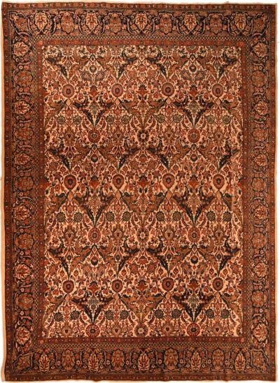 Antique Kashan Rug 76 x 102