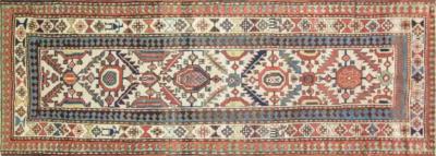 Antique Kazak Caucasian Runner 310 x 111 