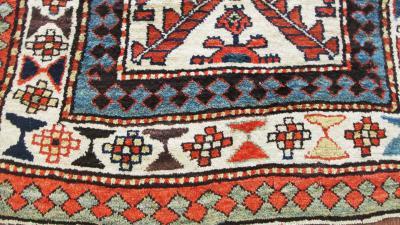 Antique Kazak Caucasian Runner 310 x 111