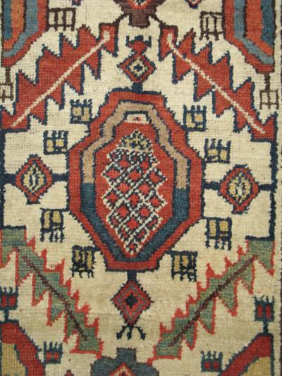 Antique Kazak Caucasian Runner 310 x 111
