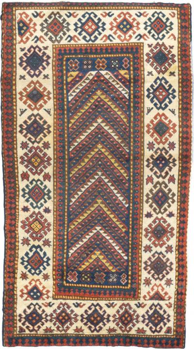 Antique Kazak Rug 3 4 x 6 2 