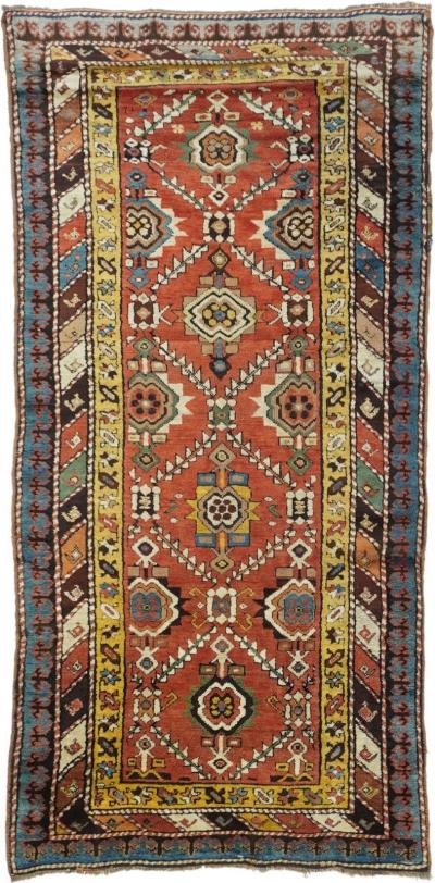 Antique Kazak Rug 3 8 x 8 1 