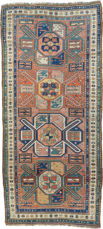 Antique Kazak Rug 311 x 87