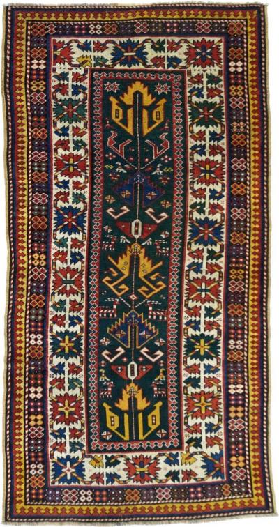 Antique Kazak Rug 33 x 64