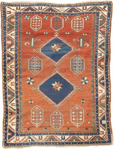 Antique Kazak Rug 43 x 57