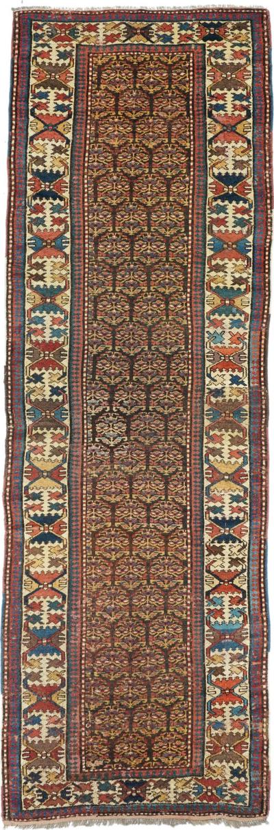 Antique Kazak Runner 3 6 x 10 9 