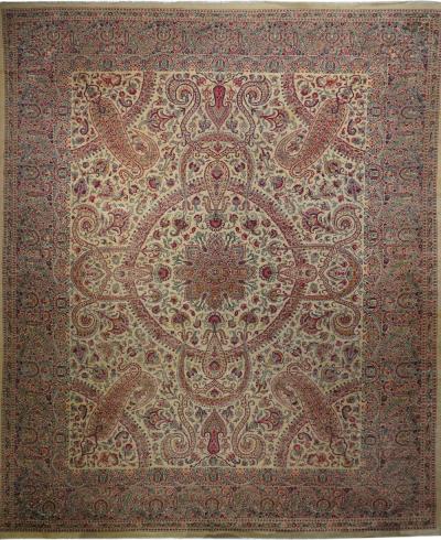 Antique Kerman Rug 11 3 x 15 5 