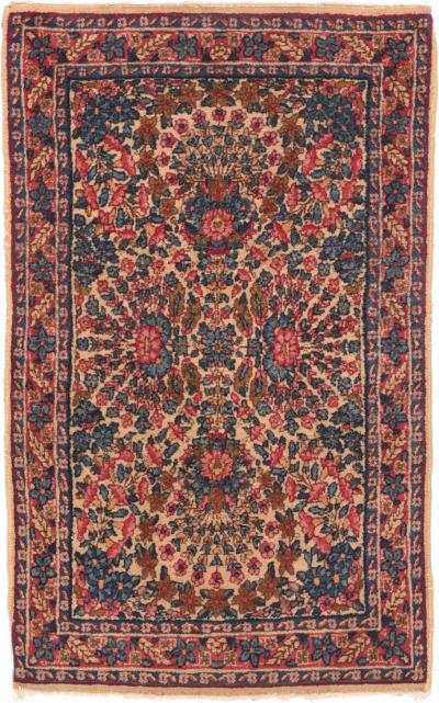 Antique Kerman Rug 20 x 31
