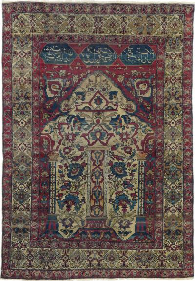Antique Kerman Rug 4 2 x 6 1 