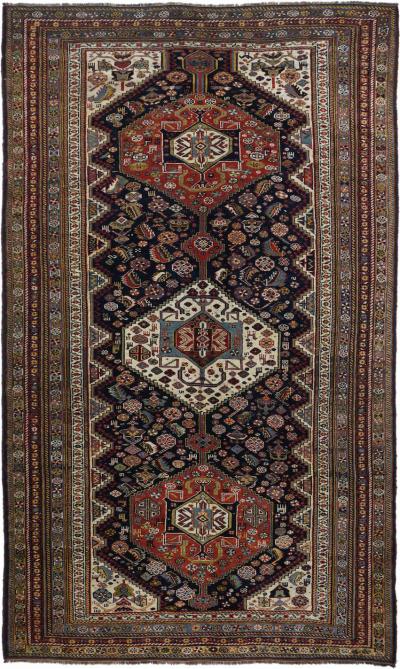 Antique Khamseh Tribal Rug 58 x 93