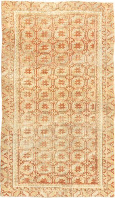 Antique Khotan Rug 3 10 x 6 7 