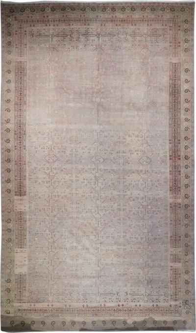 Antique Khotan Rug 9 5 x 16 1 