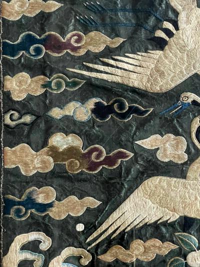 Antique Koran Embroidered Civil Rank Badge Joseon Dynasty