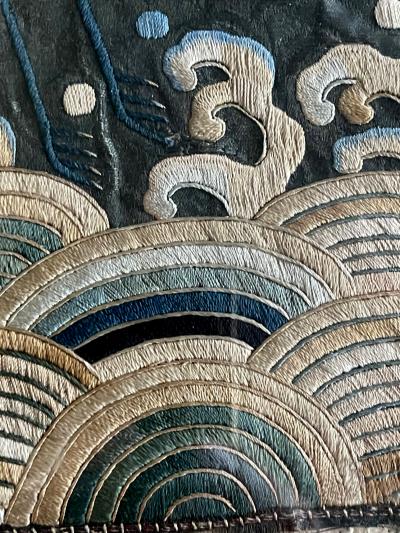 Antique Koran Embroidered Civil Rank Badge Joseon Dynasty