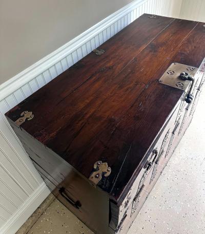 Antique Korean Bandaji Chest Gyeonggi Do Joseon Dynasty