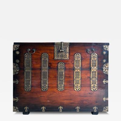 Antique Korean Bandaji Chest Gyeonggi Do Joseon Dynasty