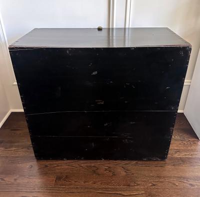 Antique Korean Bandaji Chest Pyongyang Province Joseon Dynasty