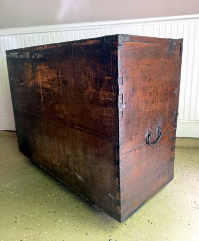 Antique Korean Bandaji with Expressive Grains from Jeju Do Island